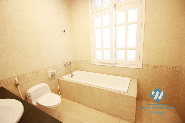 Beautiful house for rent with garden around in Ciputra, Tay Ho, Ha Noi